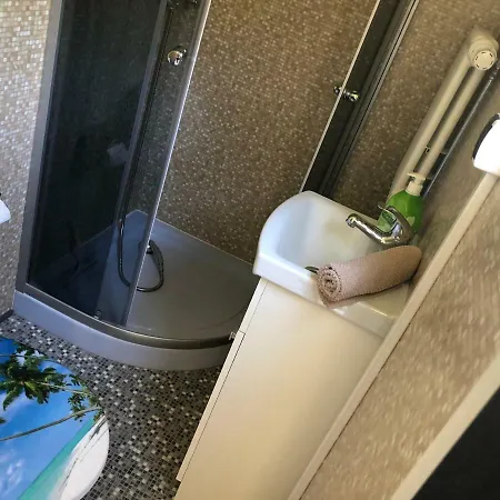 Ferienwohnung Mobilheim am Wald Bernau bei Berlin Exterior foto